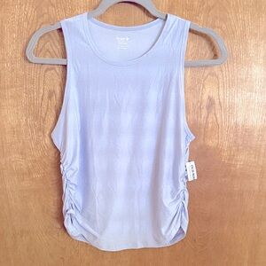 NWT Old Navy Active Lavender Ruched Tank Top, Size L